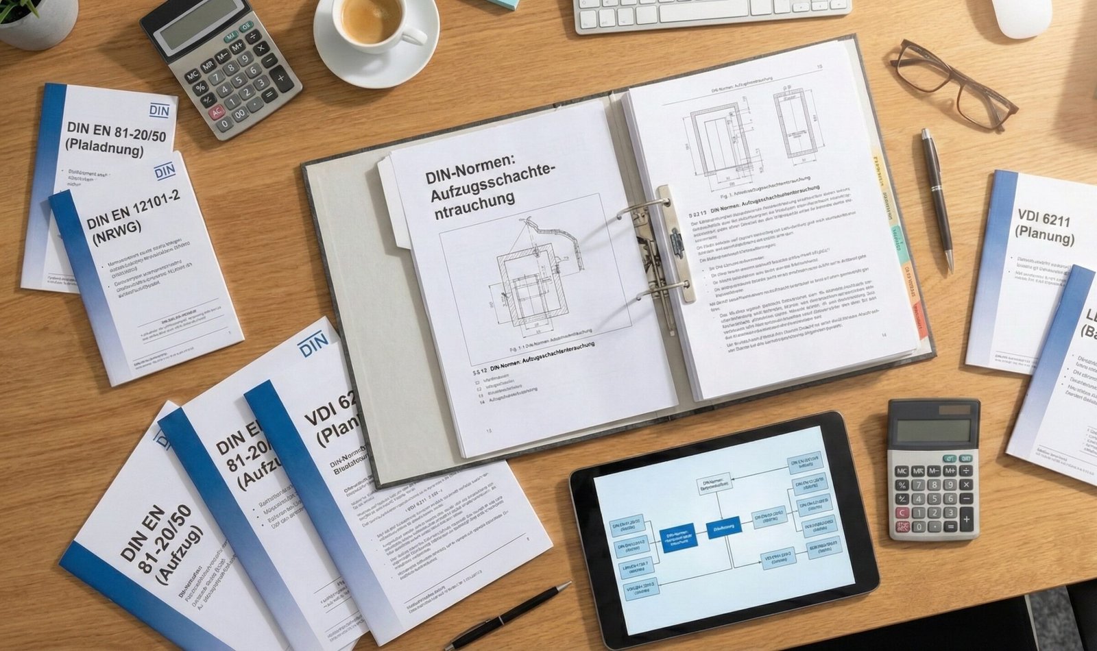 DIN-Normen Rauchabzugssysteme Aufzugsschacht